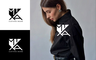 Logo for clothing brand branding classic clothing elegance fashion feminine flat geometric logo logotype sophisticated