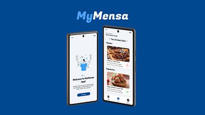 MyMensa - Your Canteen Companion App (UI/UX Design) app app design canteen food mobile app ui ux ux design