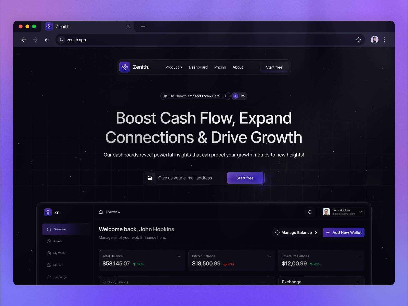 Example of Landing Page Design/Redesign