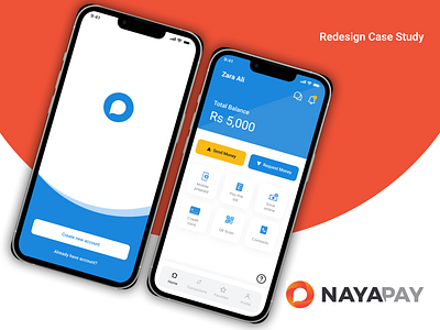 NayaPay Case Study app branding design ui ux