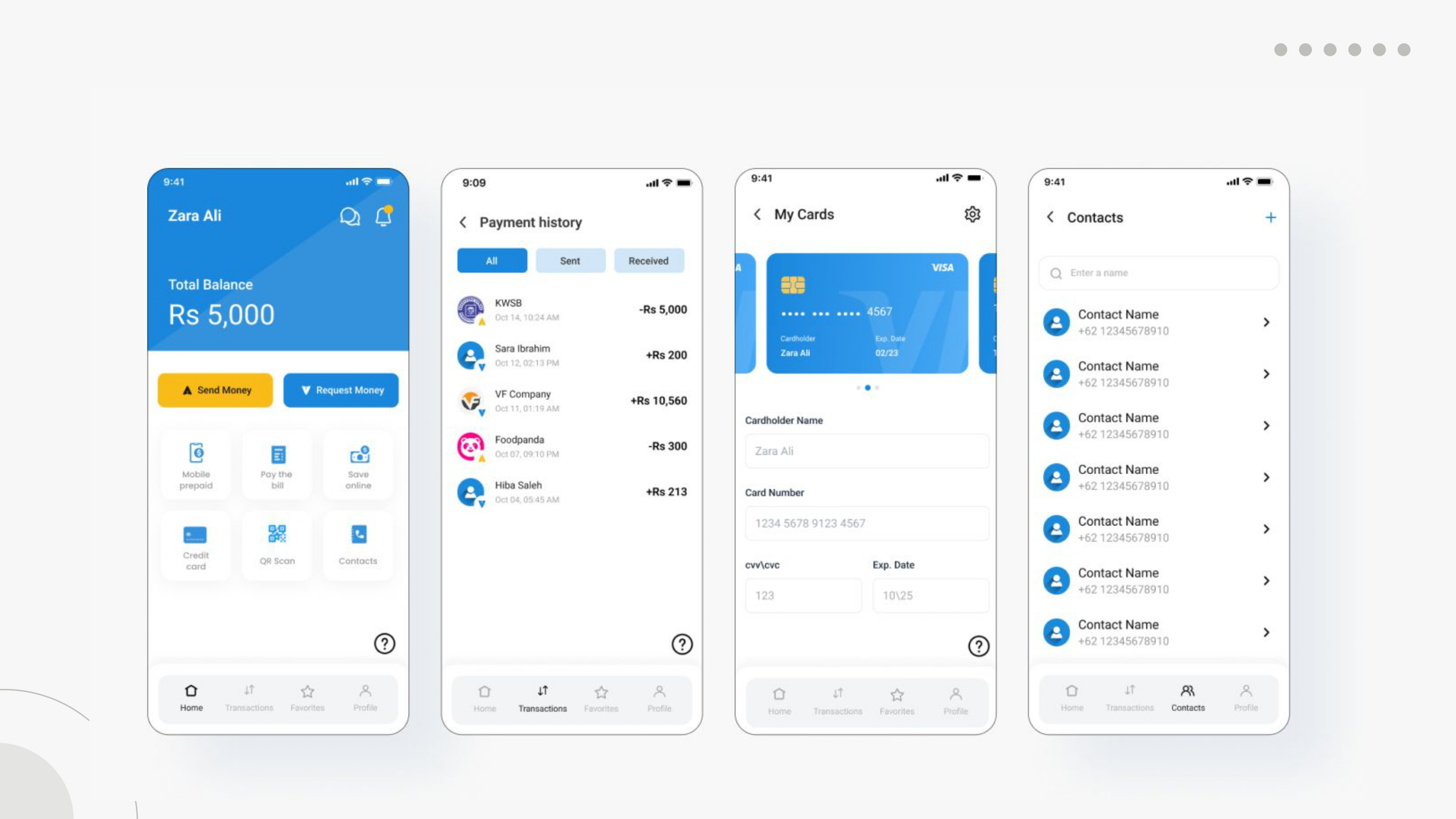 Example of Mobile App UI/UX Design 