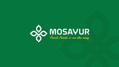 Logo Design for MOSAYUR branding farm foods leaf logo monogram plant