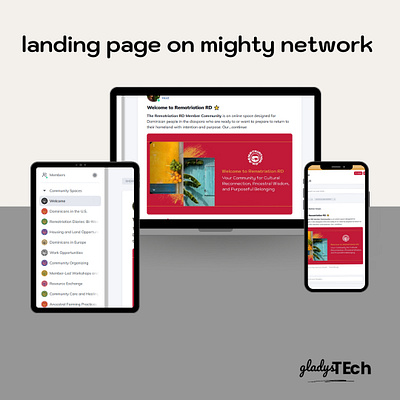 Mighty network set up course creation kajabi landingpage mighty network online course website