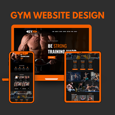 Gym website figma website website redesign wix wordpress