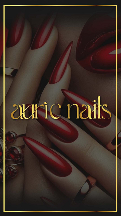 Nail polish Luxury brand identity design brand identity branding graphic design illustration logo logo design nail polish typography visual identity