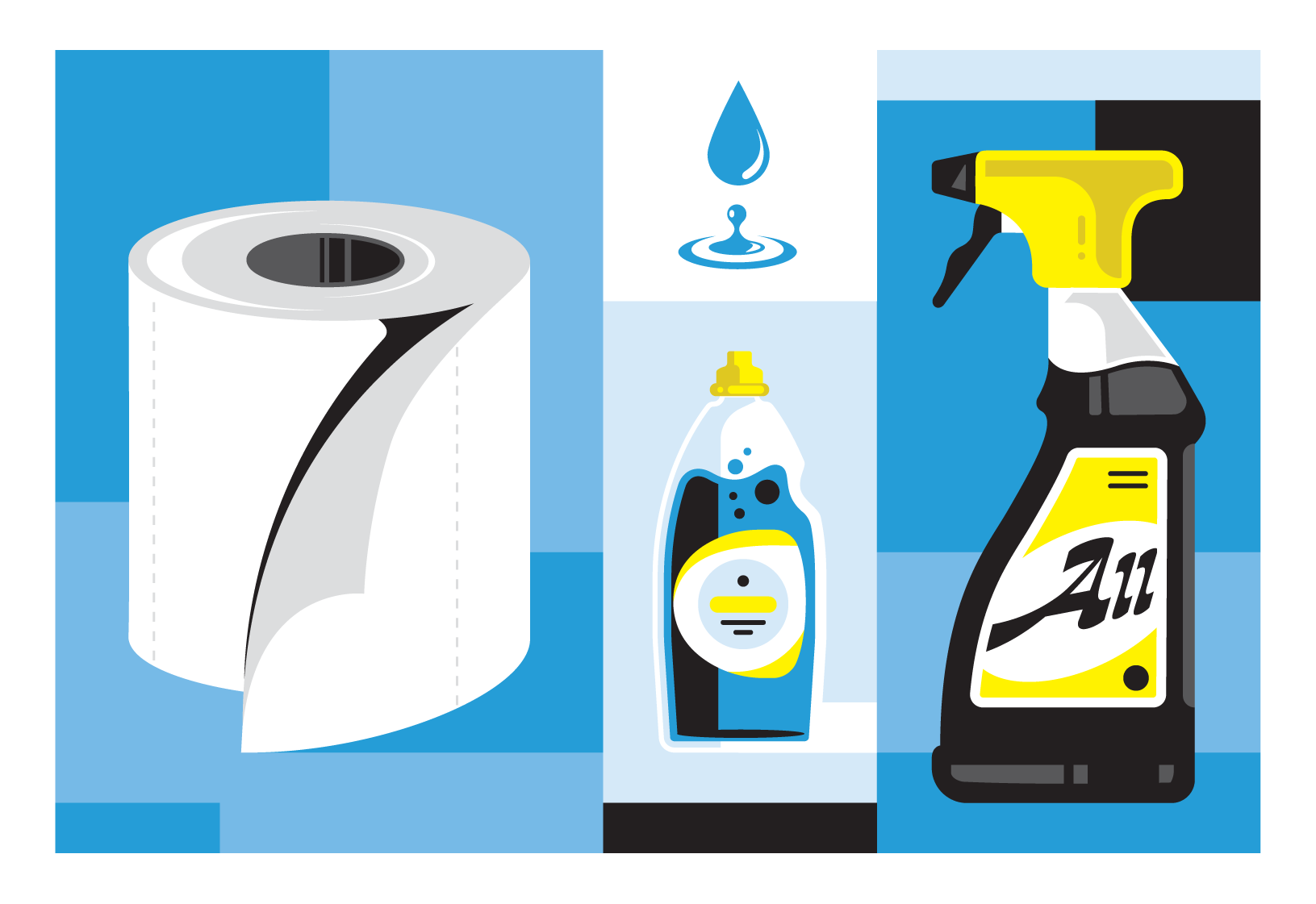 45 things we learned testing products (Which?) clean cleaning illustration paper roll spray toilet
