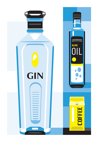 45 things we learned testing products (Which?) bottle coffee gin illustration oil olive package