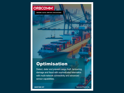 Optimisation - Poster branding illustration maritime poster posterdesign reefers shipping visual design