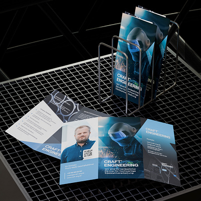 Branding and website for Craft Engineering GmbH. brand design branding corporate flyer design logo steel