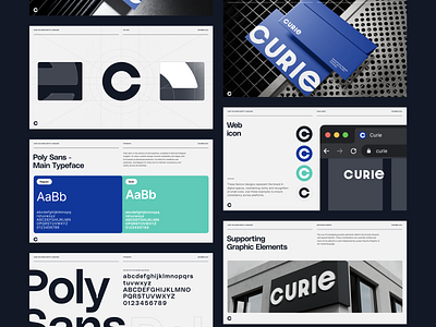 Curie Brand CI Design branding design graphic design logo