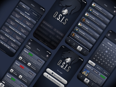 O.S.I.S - Workforce Management App UI Design app concept app design app screen app ui mobile app user interface