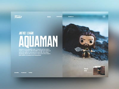 Justice league Funko #4 aquaman dc dccomics funko funko pop graphic design justice league ui uidesign