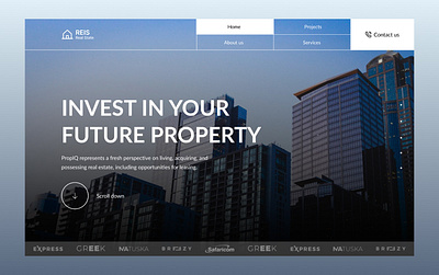 Landing Real-Estate branding design font landing page landingpage layout signup ui ux web design website