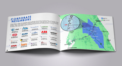 Custom Map of Orlando MSA for Commercial Real Estate Brochure commercial real estate commercialrealestate cre florida map msa msa map offering memorandum orlando