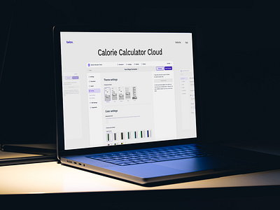 Calorie Calculator Cloud - SaaS & UI UX Design app app design branding calculator calorie calculator desktop app figma graphic design interface logo plugin saas ui user interface ux wpplugin