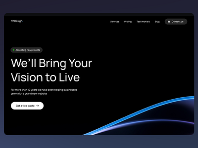 NY Design - Website Design brand branddesign brandidentity branding business business growth business management creative creativity design growth modern platform projects ui ux vision web web design website design