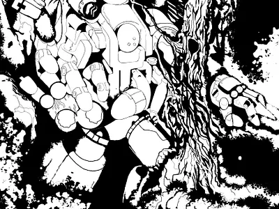 Character sketch, wip. 2d art character design drawing graphic design illustration ink layer