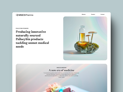 MSICS Pharma - Biotech Website design and Development 3d animation biotech website branding graphic design logo motion graphics ui