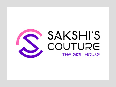 Sakshi's Couture Logo awesome awesome logo branding design fashion graphic design illustration logo minimal vector