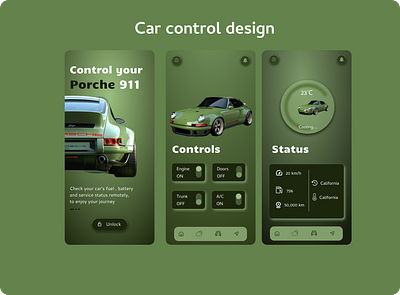 Porche mobile design ui ux