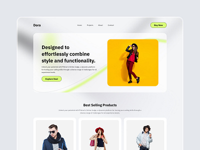 Dora Fashion ecommerce website design dora ecommerce ecommerce website fashion ecommerce fashion landingpage design fashion website product design shopping website ui design ux design