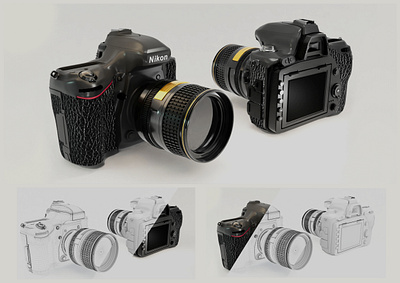 NikonD750 Camera Modelling 3d 3dmodelling arrnold maya product rendering visualization