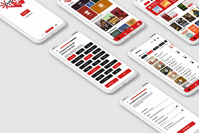 Application Name: Click Pro (Audio Book) application audiobook brand branding figma graphic design interactivedesign ui ux