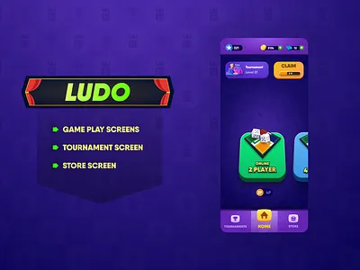 Casual Ludo branding exploring illustration ludo minimal mobile ui