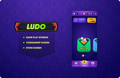 Casual Ludo branding exploring illustration ludo minimal mobile ui