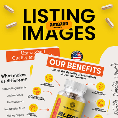 Amazon listing images A+ Content EBC | Herbal Supps a content a content design amazon amazon a amazon ebc amazon listing amazon product listing images premium a content supplement