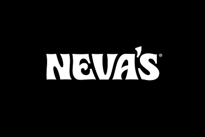 Neva's - Custom Logotype bespoke lettering branding custom lettering design food packaging lettering logo type design typography wordmark