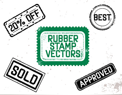 Grunge Rubber Stamp Vectors vectors