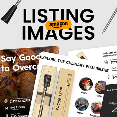 Amazon listing images A+ Content EBC | Temp Probe a content amazon amazon ebc amazon listing grill infographic listing images probe product design product listing