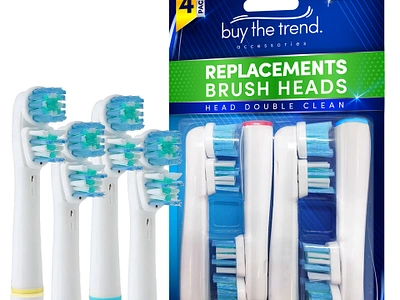 Brush Heads Label design & Amazon Listing Infographics amazon a content amazon ebc amazon infographic amazon listing amazon listing images label design label packaging packaging product design packaging