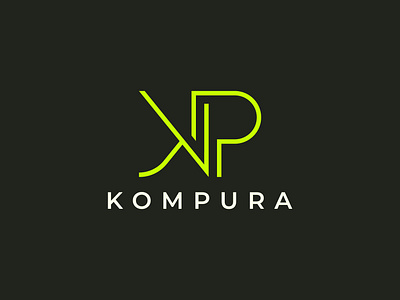 Kompura - KP Monogram Logo branding brannd chinthaka gunaratne design elegant graphic design icon identity initial letters initial letters logo kp letter letter logo lettermark logo logo design logotype mark monogram wordmark