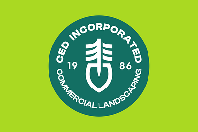 CED Inc. Logo Lockup Design brand brand idendity brand refresh branding corporate design dribbble environmental design graphic design identity design illustration landscaping landscaping logo logo logo design logo designer logo inspiration outdoors vector visual identity