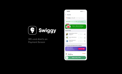 Swiggy 3R's of Instamart app design mobile refun refuse return swiggy zepto zomato