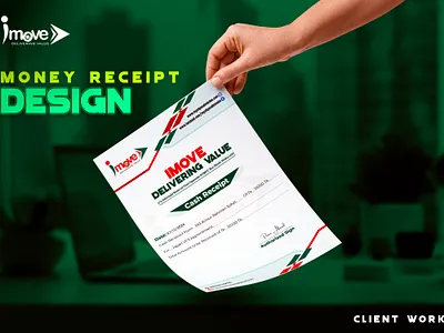 Professional Money Receip Design adobeillustrator banknote bill billpayment brandidentity branding cashmemo cashreceipt corporate design invoice money moneymindset moneyreceiptdesign pay payment print printdesign receipt template