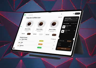 Coffee web design coffee ui ux