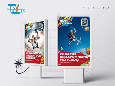 SkyCamp Christmas citylights - Sneak Peak adobe branding design illustrator mockup sky camp szajba