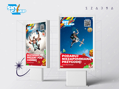 SkyCamp Christmas citylights - Sneak Peak adobe branding design illustrator mockup sky camp szajba