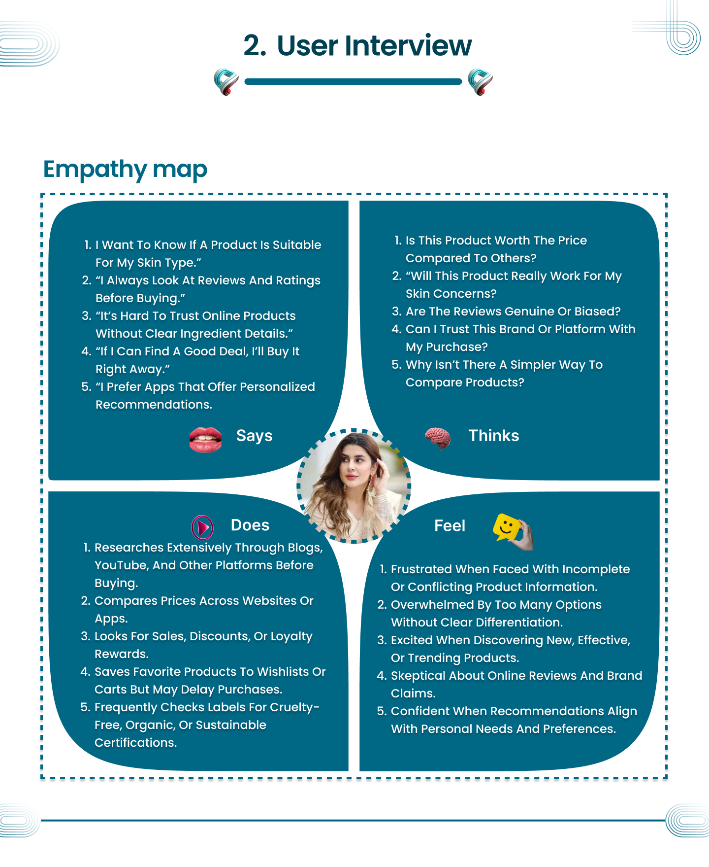 Example of Beauty Skin Care  | UI UX Case Study