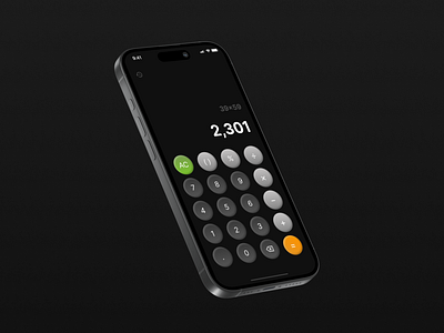Calculator UI Design app design calculator dailyui ui