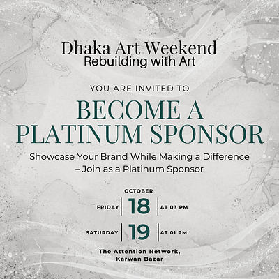 Become A Platinum Sponsor canva graphic design poster design social media content