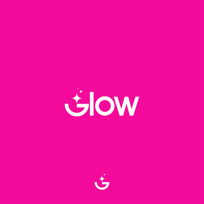 Glow logo branding glow logo graphic design logo shine logo star logo