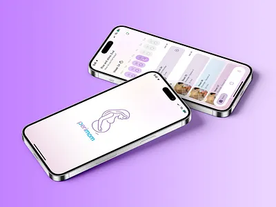 Pregnancy Healthcare app UI Design app ui appdesign design education educationalapp health healthapp learningapp medical medicalapp ui uidesign uiux women