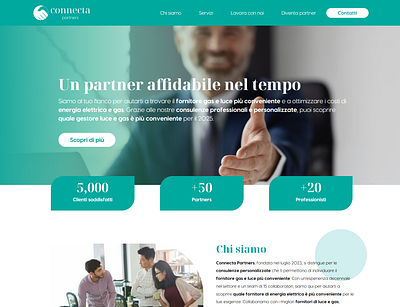 Connecta partners - sito strutturato elementor seo ui design ux design web design wordpress