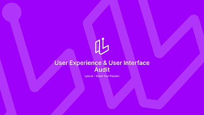 UX/UI Design Audit - LykLuk case study design process design thinking digital product design interaction design interface design prototype design responsive design ui design uiux audit usability testing user centered design user experience user interface design user journey ux audit ux case study ux design web design wireframing