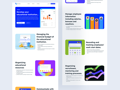 Data Value educational domain landing page branding design illustration interaction design interface ui ui ux ui design uidesign uiux