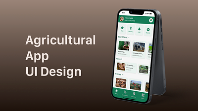 Agricultural App UI Design ui